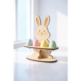   Húsvéti Nyuszi Tojástartó – Pasztell Tojás Tartó Állvány